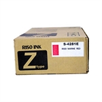 Riso S-4281E inktcartridge marine rood (origineel)